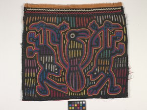 Paitapaneeli (Mola) (kuva) tekijältä Kuna Indian Culture