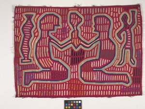 Paitapaneeli (Mola) (kuva) tekijältä Kuna Indian Culture