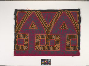 Paitapaneeli (Mola) (kuva) tekijältä Kuna Indian Culture