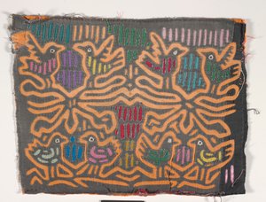 Shirt Panel (mola), n. 1950 (applikoitu puuvilla)