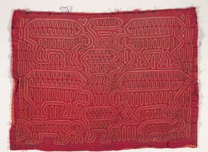 Shirt Panel (mola), n. 1950 (applikoitu puuvilla)