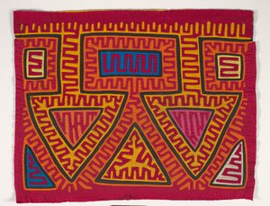 Shirt Panel (mola), n. 1950 (applikoitu puuvilla)
