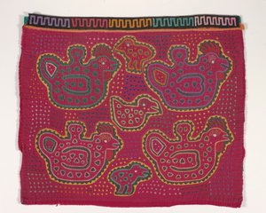 Paitapaneeli (mola) (applikoitu puuvilla)
