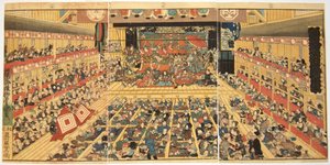 Odori Keiyo Edoe no Sakae: Tea t Reinterio rwith For a while Performanse, 1858