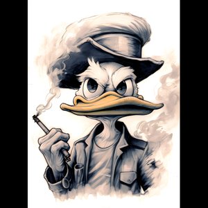 Scrooge McDuck polttaa suurta marihuanaa 2