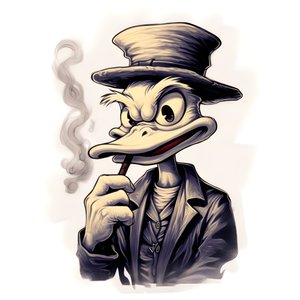 Scrooge McDuck polttaa suurta marihuanaa 4