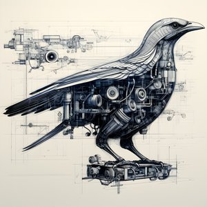Da Vinci 4:n höyrymekaaniset lintupiirrokset