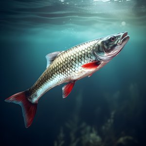 Snoek, eräänlainen kala, pyydettiin siimalla 1