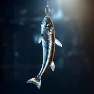 Snoek, eräänlainen kala, pyydettiin siimalla 3