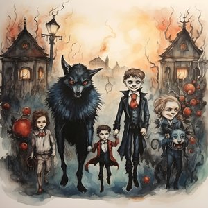 Halloween vampyyrien ja ihmissusien kanssa 4