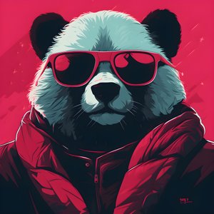 Panda lasien kanssa 3