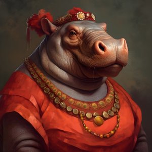 Muinaisen republikaanisen naarasvirtahevon muotokuva 2