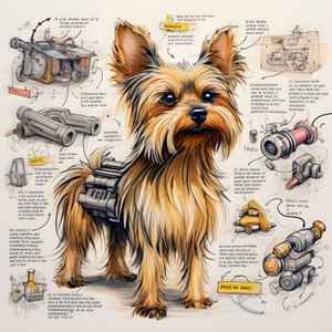 selitys mekaaniselle Yorkie-koiralle 3