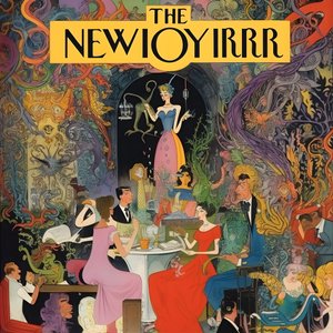 värikäs new yorker kansi vintage sarjakuva gag 3