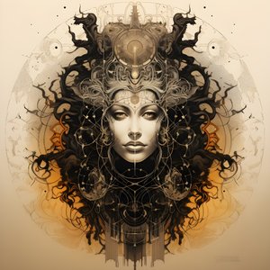 leonardo davinci konsepti sketch albumi kuvitus puun juuri, joka kasvaa maasta ja nousee taivaalle kuin jakki ja pavunvarsi 3
