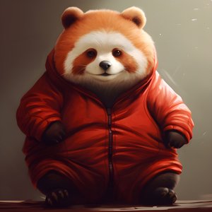 punainen panda lihava ihmislapsi 3