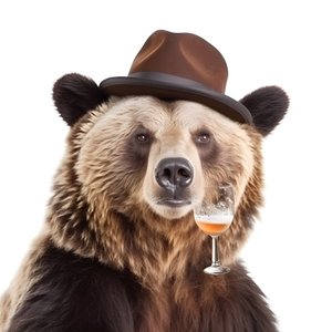 karhu silinterihattu muki olutta edessä ja profiili valkoisella pohjalla 3
