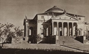 Italia: Vicenza, Villa Rotonda (b/w kuva) tekijältä Kurt Hielscher