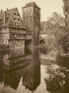 Nurnberg, Der Henkersteg; Nürnberg, "Henkersteg" (m/w kuva) tekijältä Kurt Hielscher