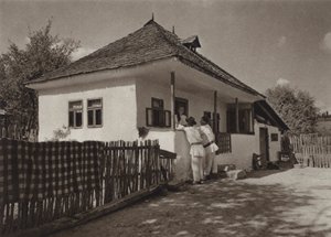 Romania: Voinesti, Talonpojan talot (m/w kuva)