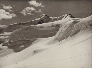 Wildspitze lännestä (m/w kuva) tekijältä Kurt Hielscher