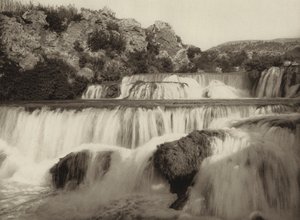 Jugoslavia: Krka Falls (m/w kuva) tekijältä Kurt Hielscher