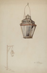 Sperma Oil Street Lamp, c. 1937.