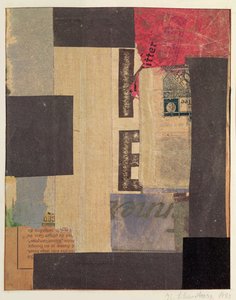 Kollaasi, 1923 tekijältä Kurt Schwitters
