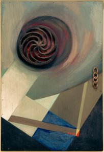 Merz kuva ketjulla tekijältä Kurt Schwitters