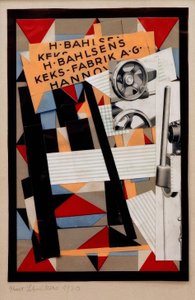 Nimetön (H.Bahlsenin keksitehdas A.G.) tekijältä Kurt Schwitters