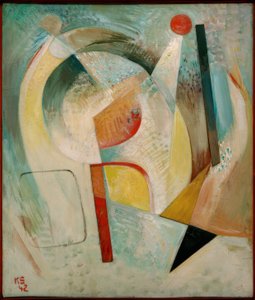 Punainen ympyrä tekijältä Kurt Schwitters