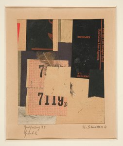 Piirustus I 9 Vipu 2 tekijältä Kurt Schwitters