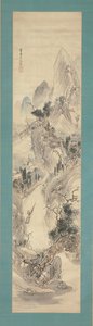 Maisema, 1700-1800-luku. tekijältä Kushiro Unsen