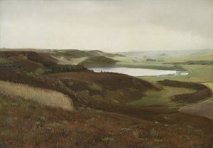 Maisema lähellä Bryrupia Jyllannissa tekijältä Laurits Andersen Ring