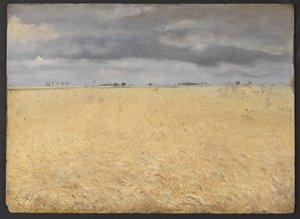 Ruispelto lähellä Ring Villagea tekijältä Laurits Andersen Ring