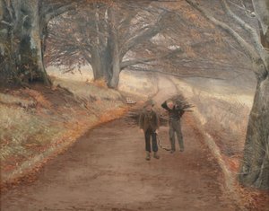 Kävelypolku lähellä Herlufsholmia, Seelanti tekijältä Laurits Andersen Ring