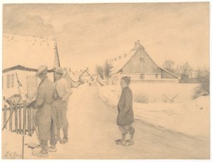Taidemaalari kylässä tekijältä Laurits Andersen Ring