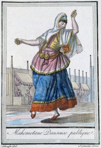 Muhammedilainen julkinen tanssija - J. Grasset St Sauveurin "" Encyclopédie des voyages -kirjassa, toim. Deroy, Pariisi tekijältä L.F. Labrousse