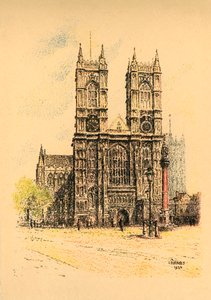 Westminster Abbey, 1924. tekijältä L. A. Hayes