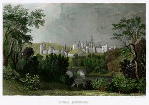 Alnwickin linna, Northumberland, 1700-1800-luku. tekijältä L Kunstvortag