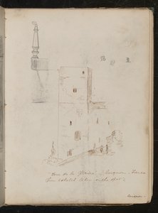 Pöytäjalan tutkimus, arkkitehtoninen tutkimus, ?Tour de la glacine - avignon - Ranska tekijältä Lady Butler