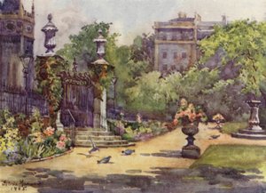 The Inner Temple Garden (väri litho)