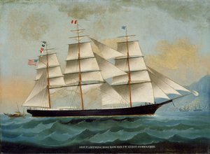 The Ship Fleetwing, Hong Kong Bay, J. W. Vieras, komentaja