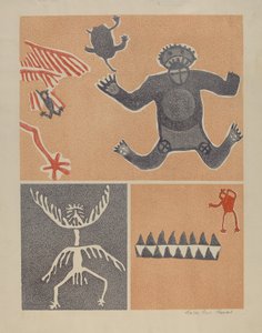 Petroglyph - Ihmishahmot tekijältä Lala Eve Rivol
