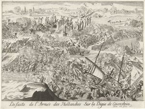 Taistelu Kauwensteinin padon puolesta, 1585 Defaite de l