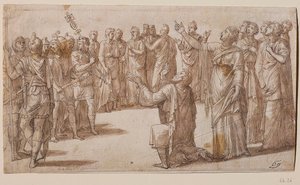 Augustus ja Tiburtine Sibyl, noin 1547.