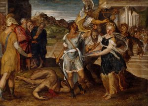 Pyhän Johannes Kastajan teloitus 1500-luvulla.