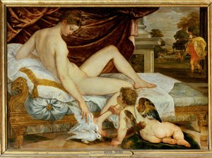 Venus ja rakkaus - Venus ja Amor ... tekijältä Lambert Sustris