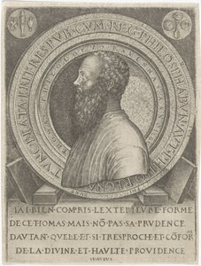 Portree van filologi Thomas van Ravenna tekijältä Lambertus Suavius