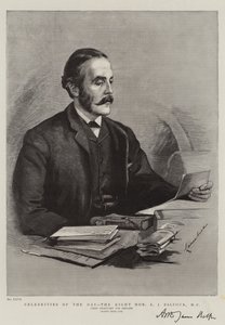 Päivän julkkikset, parlamentin jäsen A. J. Balfour, oikeassa arvoisuudessa